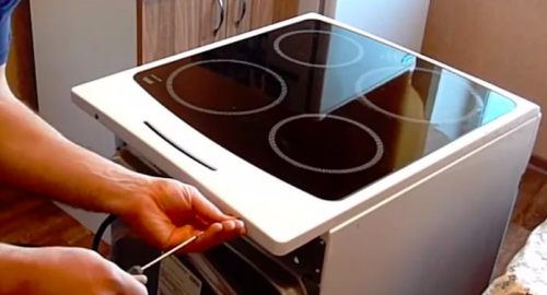 Ремонт сенсорной электроплиты. Тучково